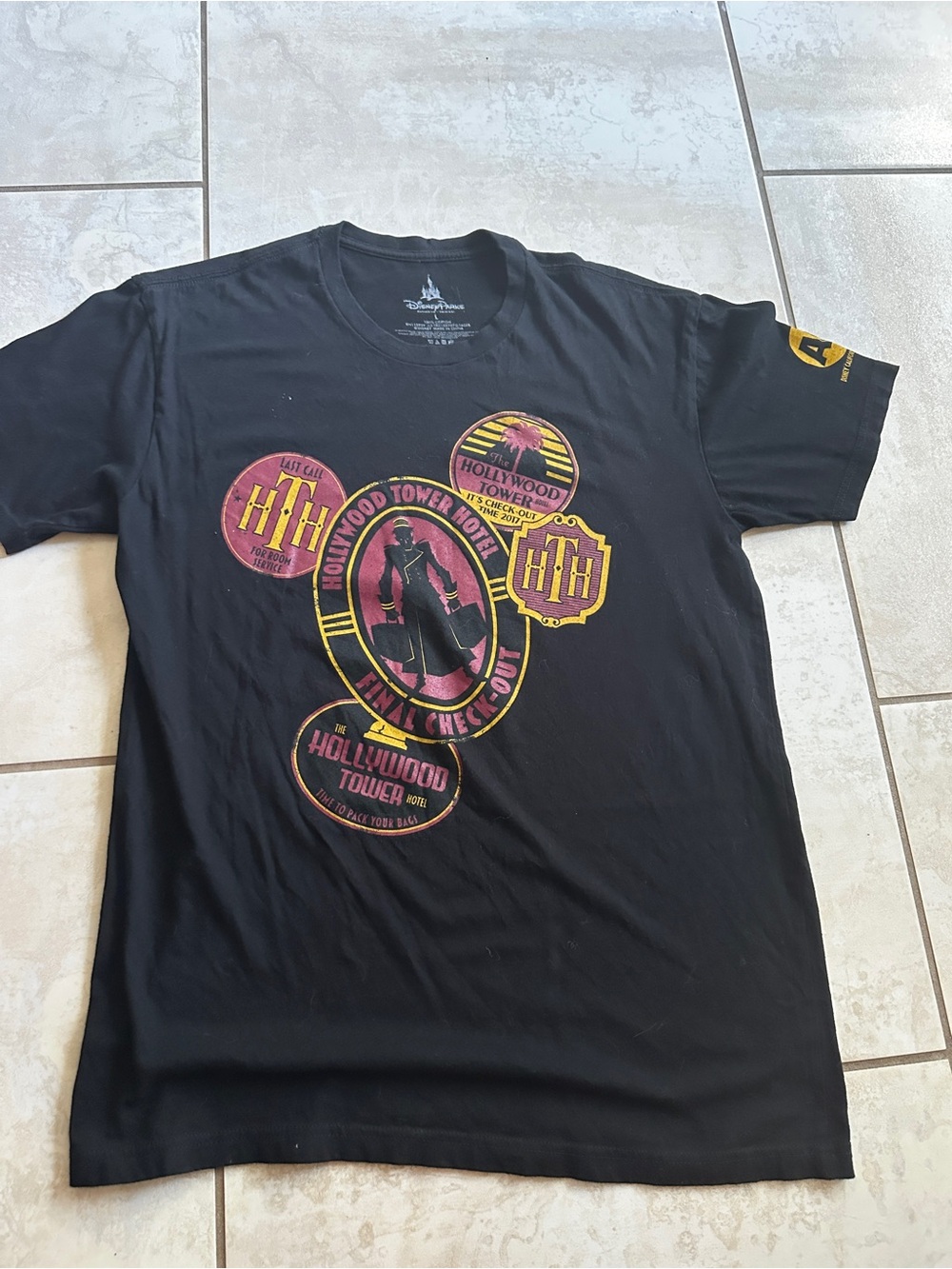 Disney Hollywood Tower Hotel Last Checkout Tee
